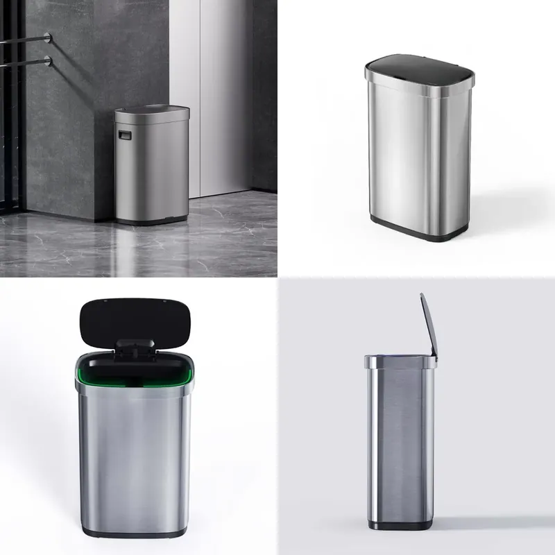 Home Office Contact - 65L Smart Sensor Trash Can Stainless