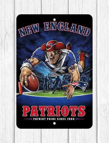 Home Office England - 1x,NEW ENGLAND PATRIOTS CUSTOM METAL WALL