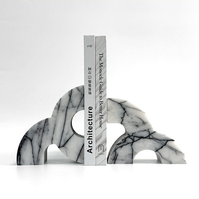 Modern Marble Bookends Heavy D - Home Office Library review and price