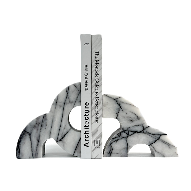 Modern Marble Bookends Heavy D - Home Office Library review and price