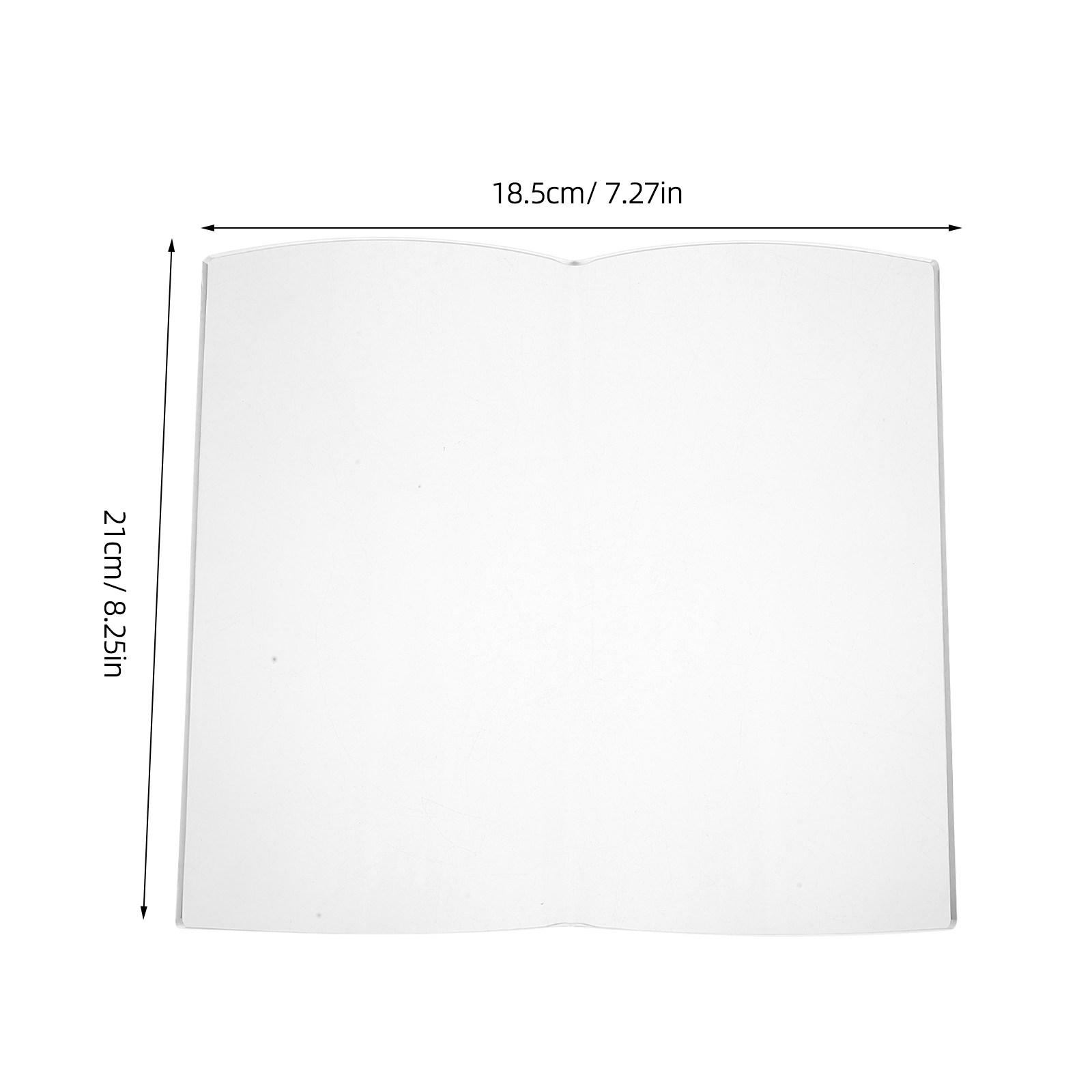 Fan Shaped Clear Acrylic Paper - Home Office Library review and price