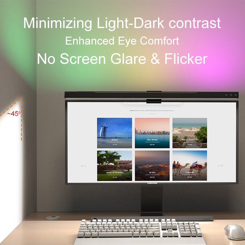 RGB Light 60/80cm Game Atmosph - Home Office Lamp review and price