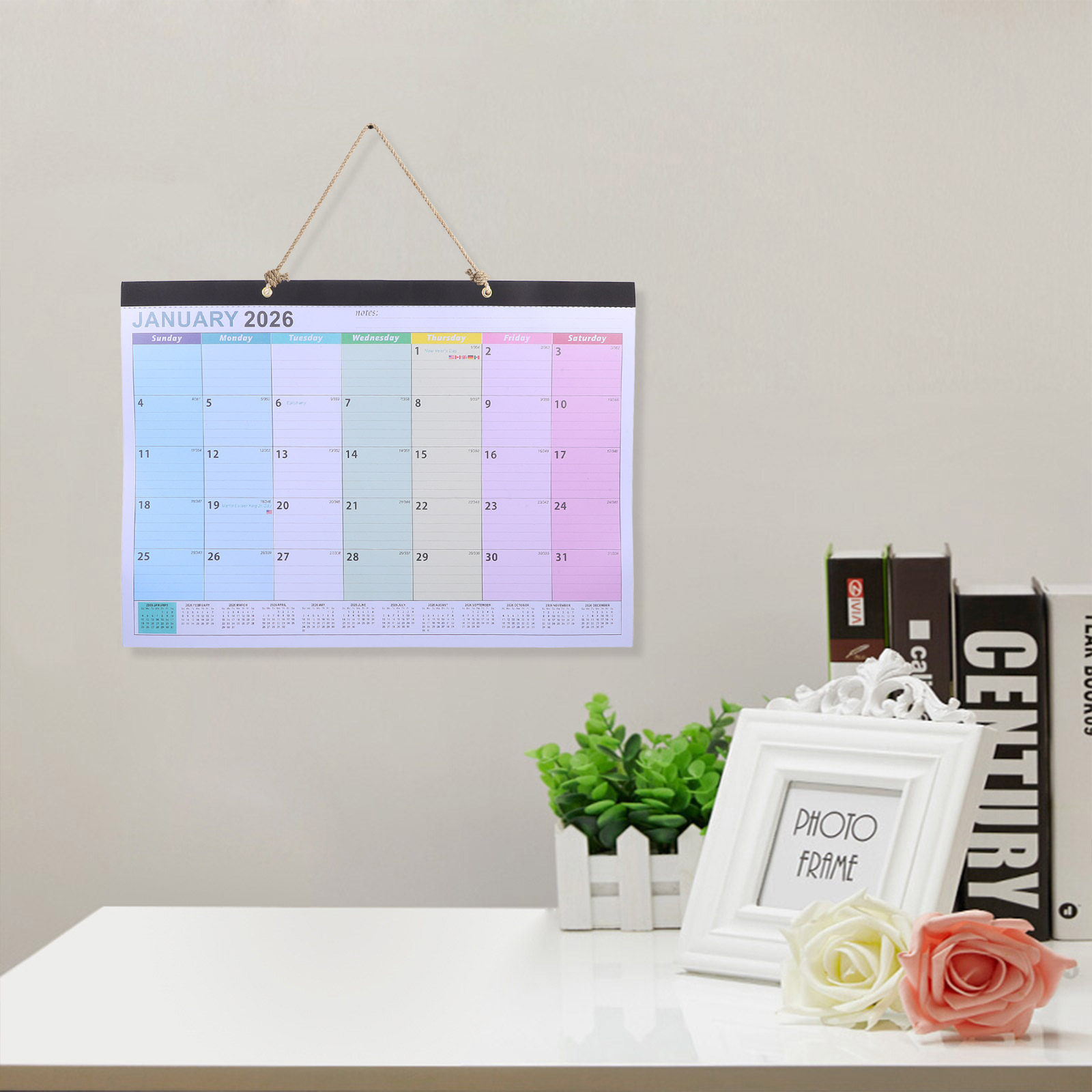 2026 Wall Calendar 18 Months f - Home Office Layout review and price