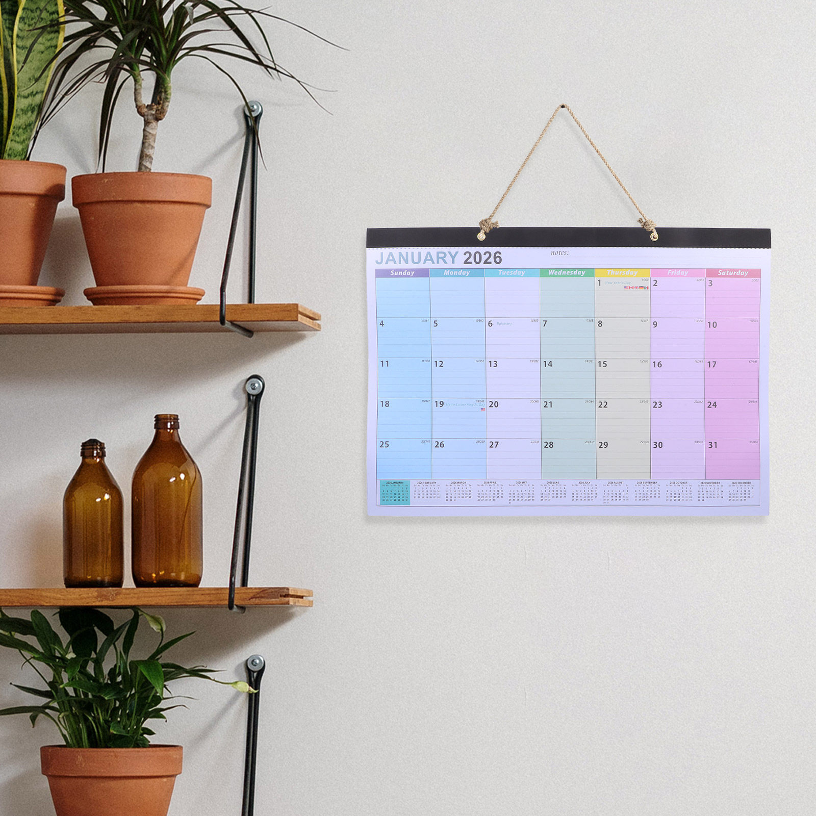 2026 Wall Calendar 18 Months f - Home Office Layout review and price