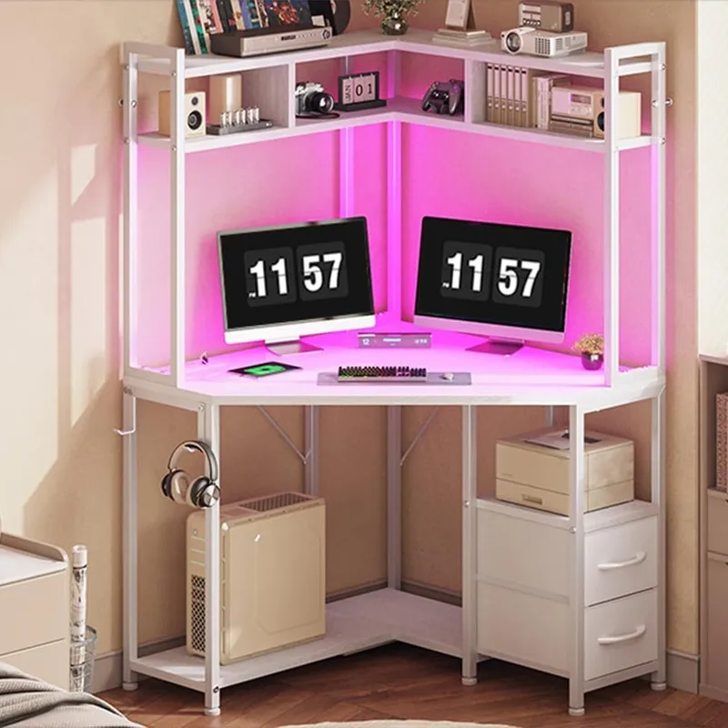 L Shaped Corner Desk with Draw - Home Office L Shaped Desk review and price