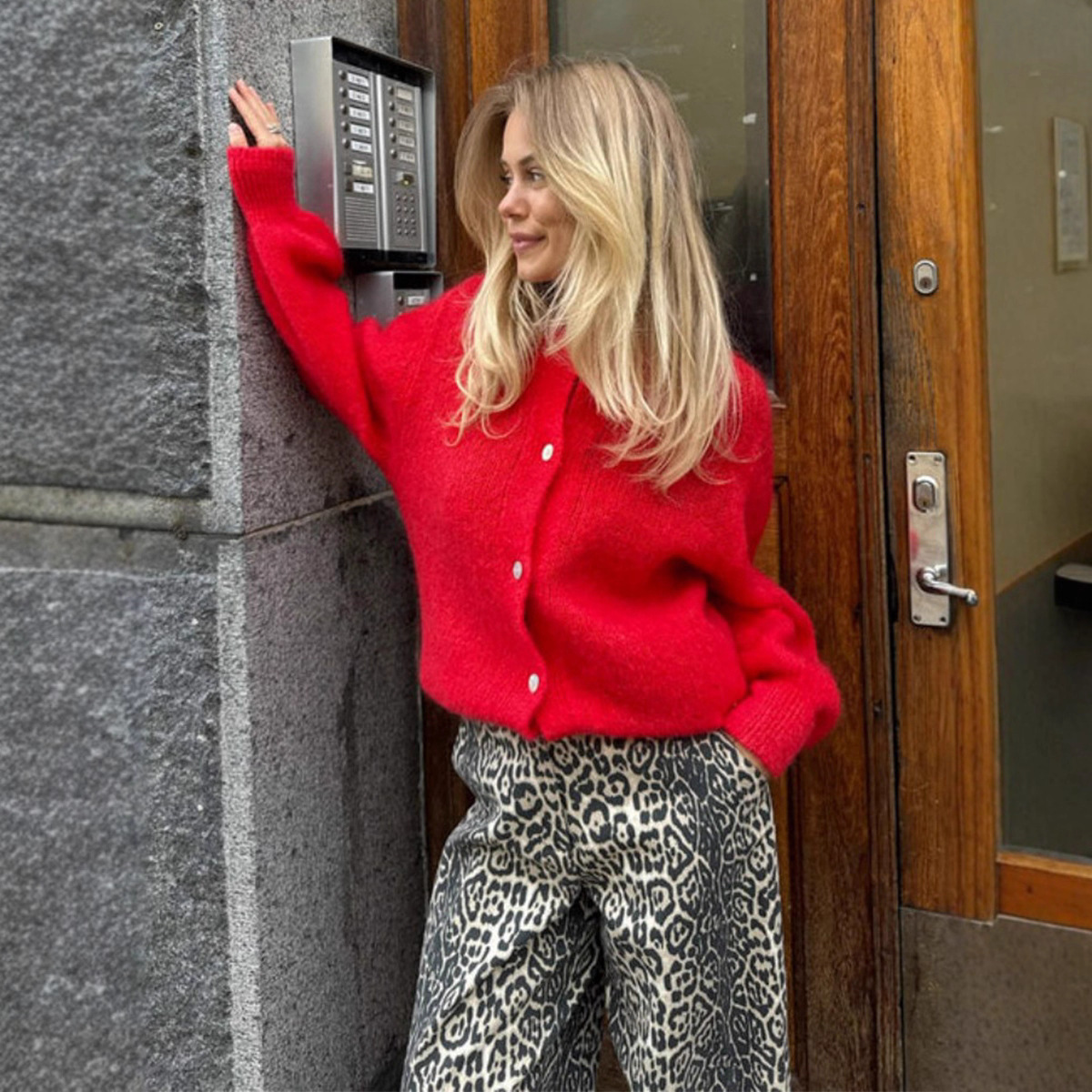 Sweet Macaron Wool Cardigan Sw - Home Office England review and price