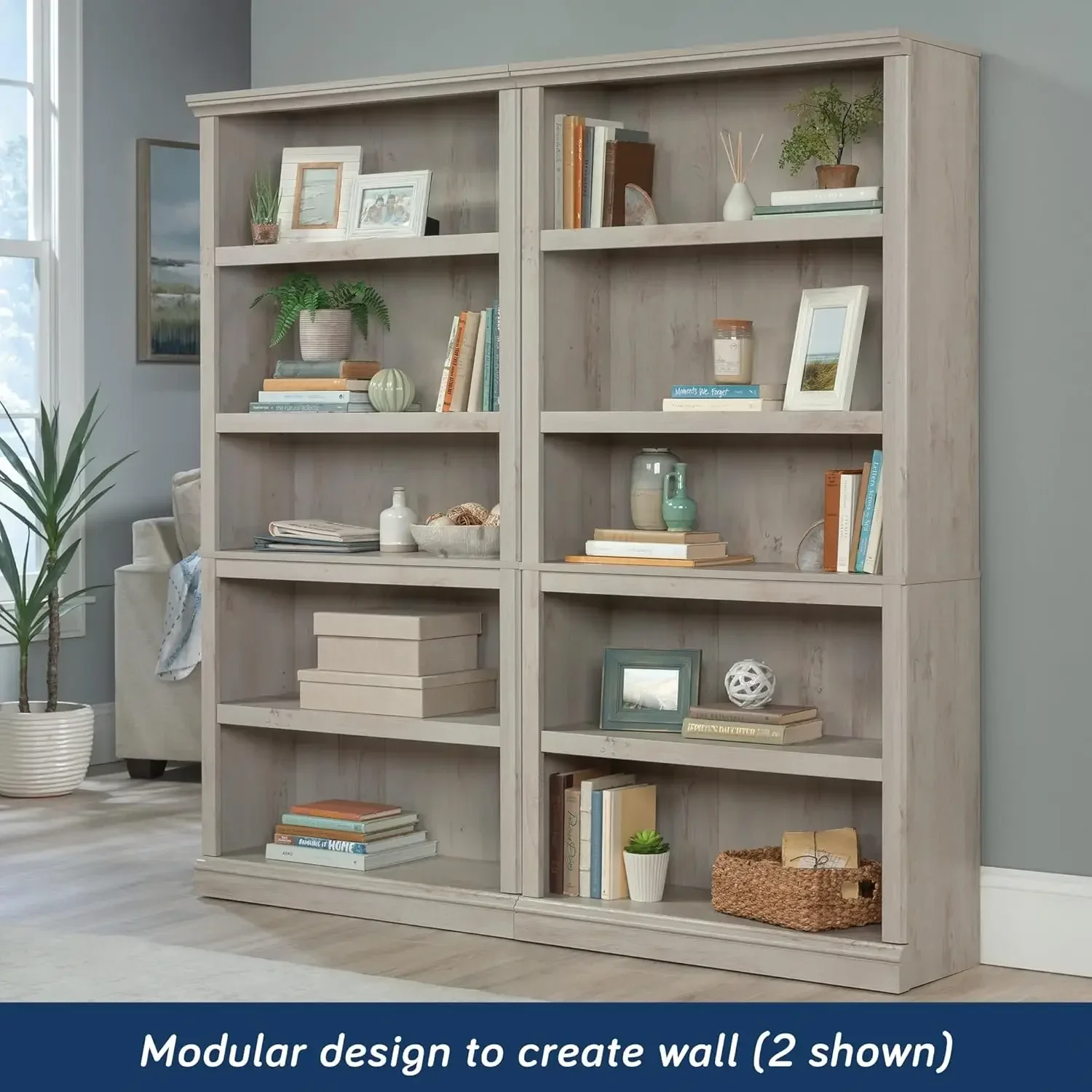 5 Tier Book Shelf Wooden Bookc - Home Office Library review and price