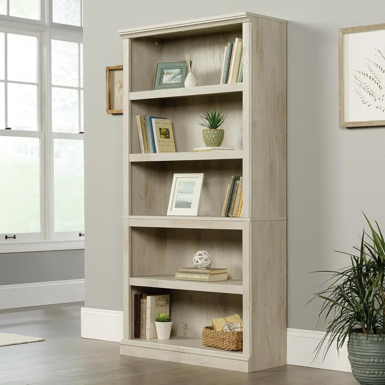 5 Tier Book Shelf Wooden Bookc - Home Office Library review and price