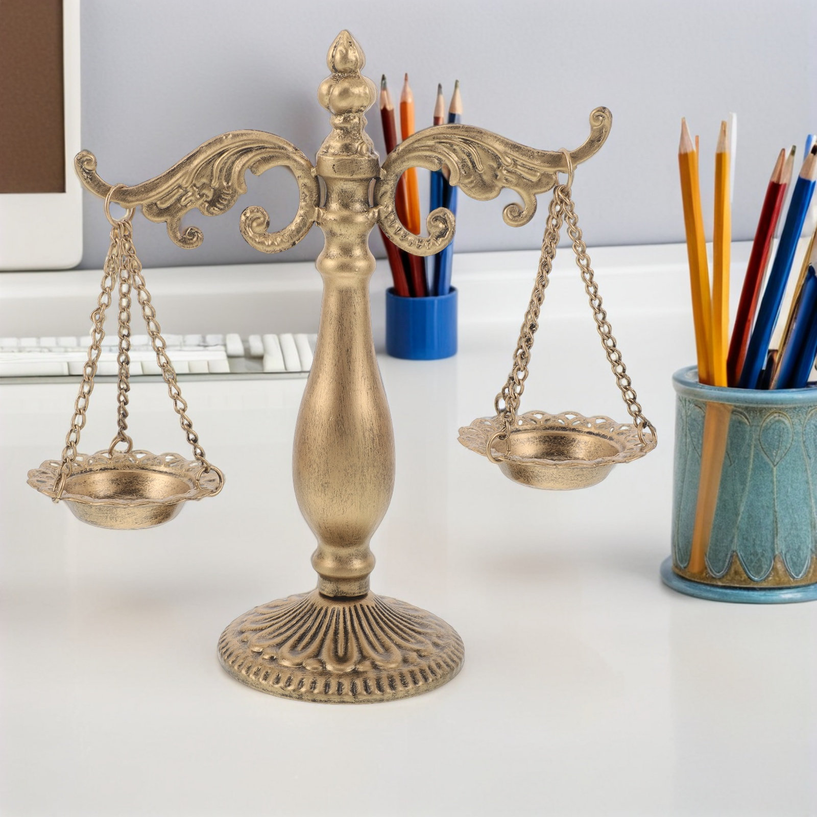 Vintage Metal Libra Balance Sc - Home Office Library review and price