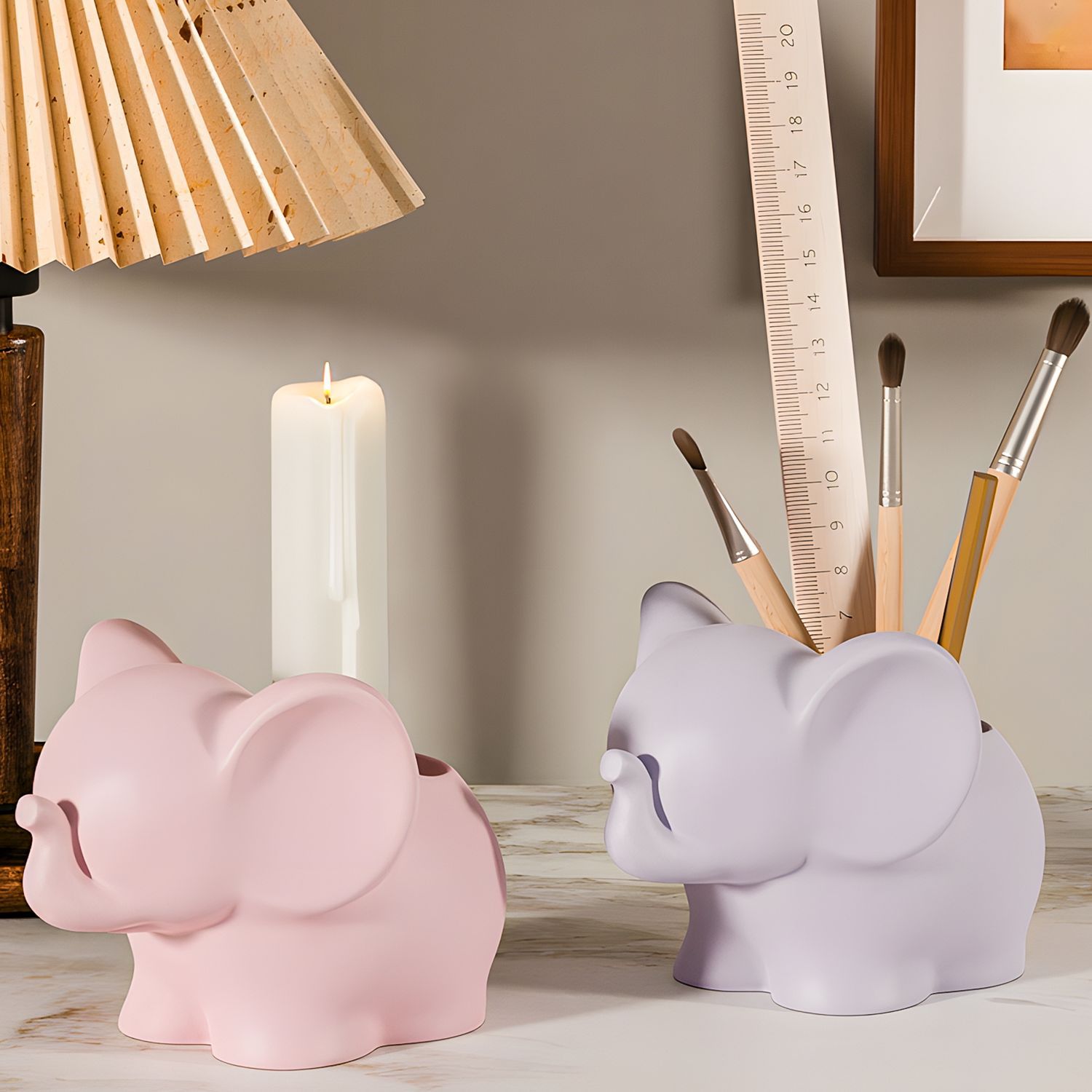 DIY Elephant Storage Cup Resin - Pen Holder Organizer review and price
