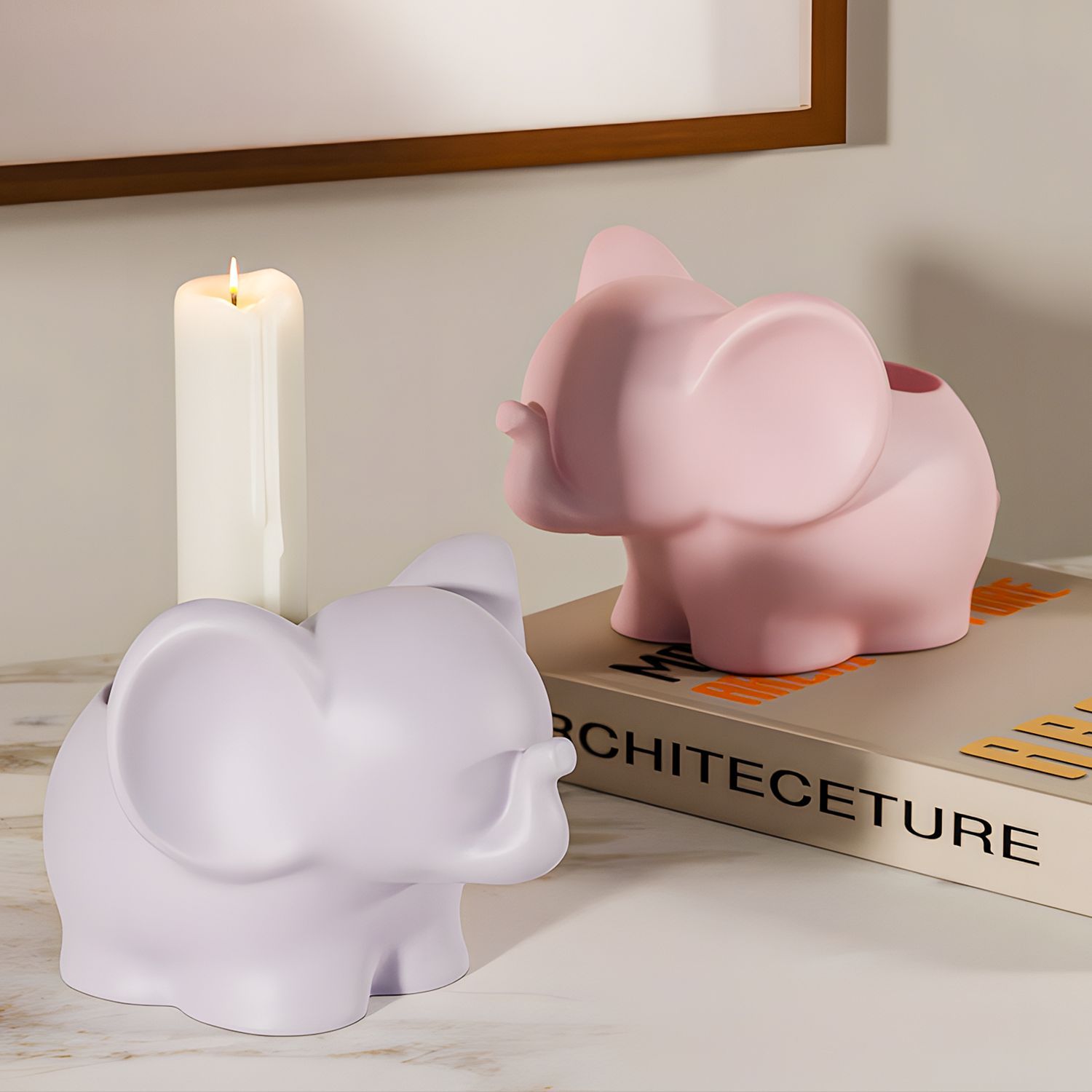 DIY Elephant Storage Cup Resin - Pen Holder Organizer review and price