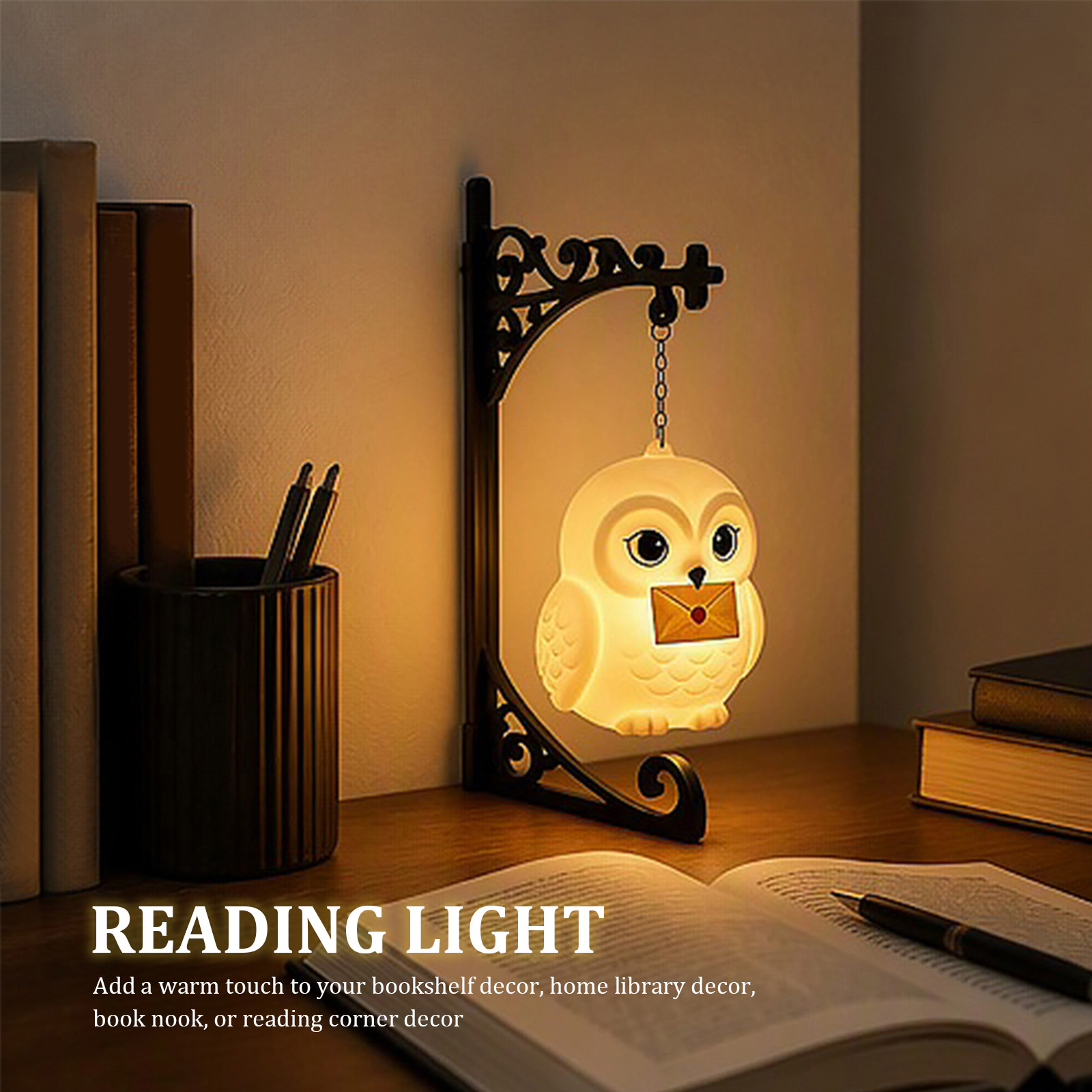 Decorative Owl Hanging Bookshe - Home Office Library review and price
