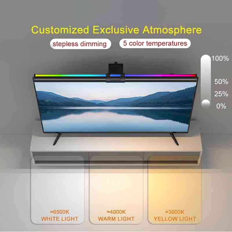 60/80cm Monitor Light Bar RGB  - Home Office Lamp review and price