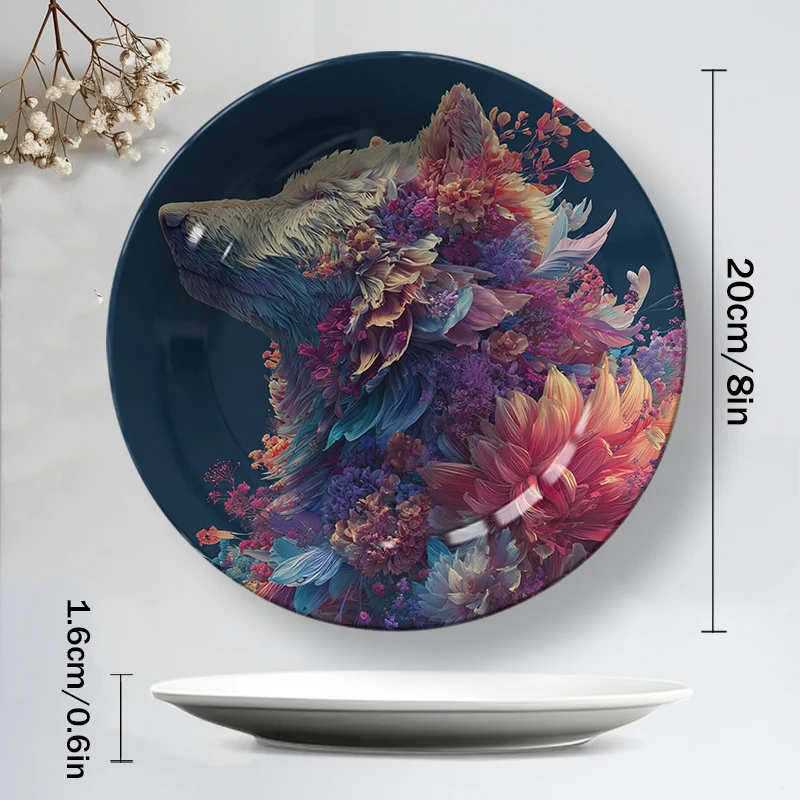 1pc Cute Bear & Floral Ceramic - Home Office Contact review and price