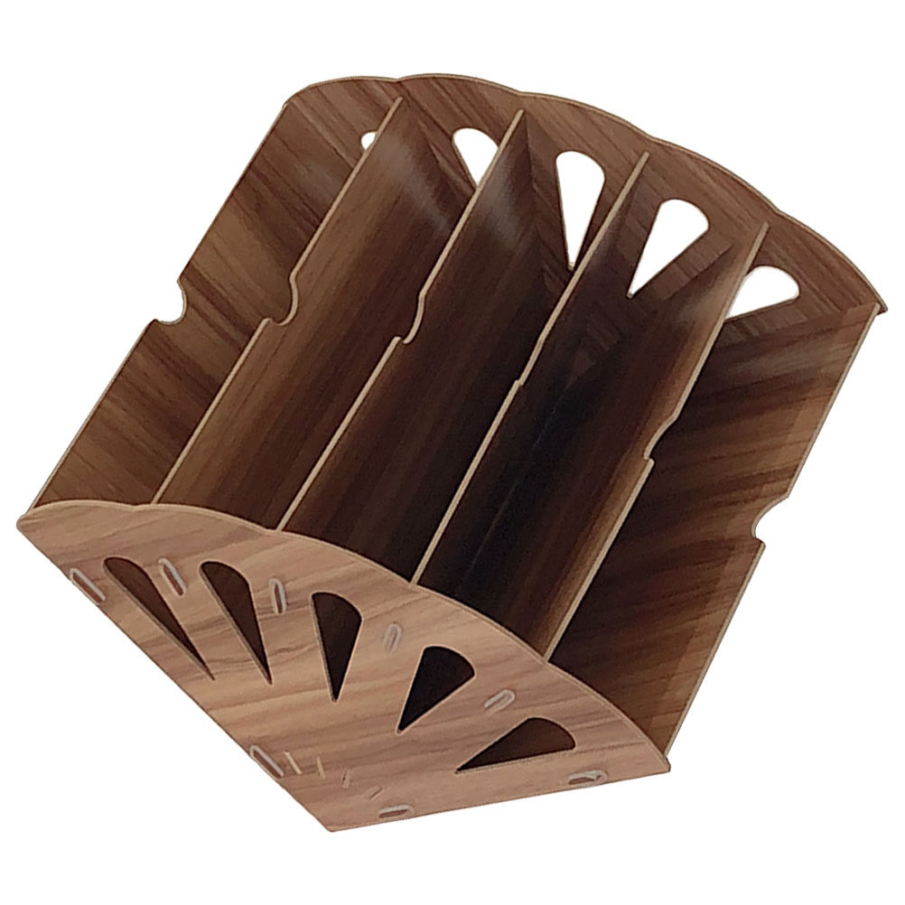 1Pcs Wooden Bookshelf Fan-Shap - Home Office Library review and price