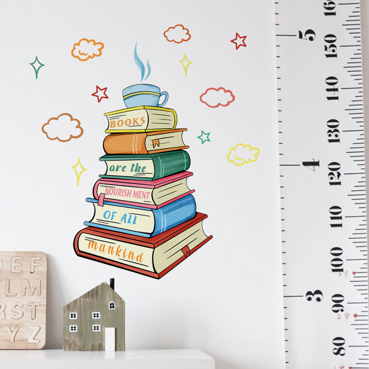 Never Stop Reading Wall Decals - Home Office Library review and price
