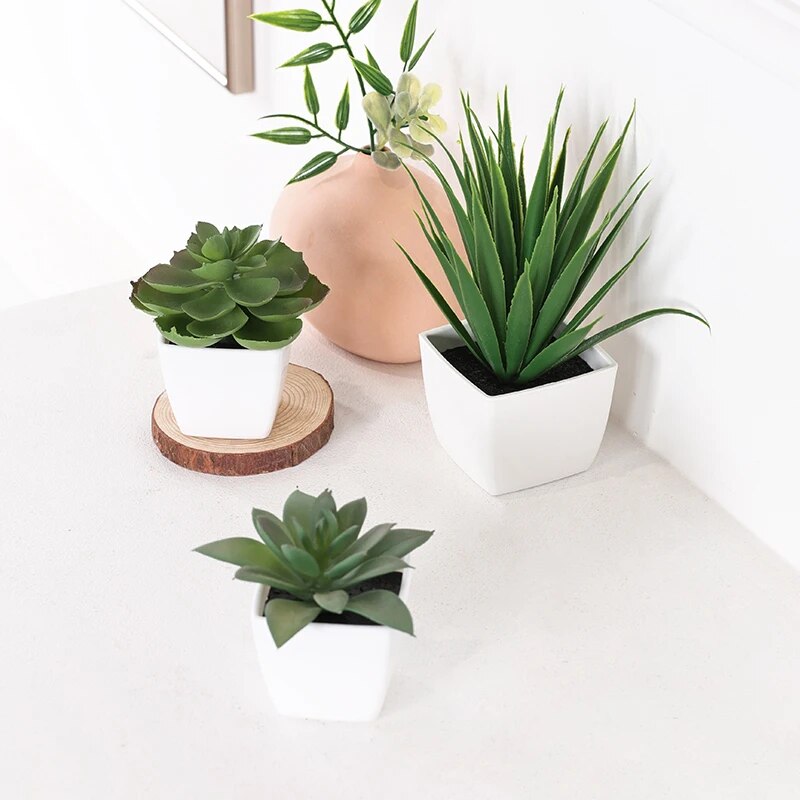 3PCS Artificial Evergreen Plan - Home Office Layout review and price