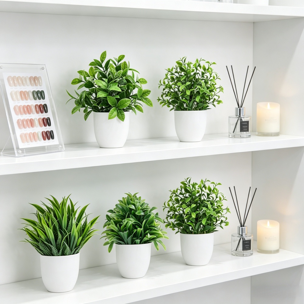 4pcs/set Mini Artificial Plant - Home Office Layout review and price
