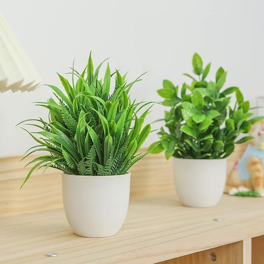 4pcs/set Mini Artificial Plant - Home Office Layout review and price