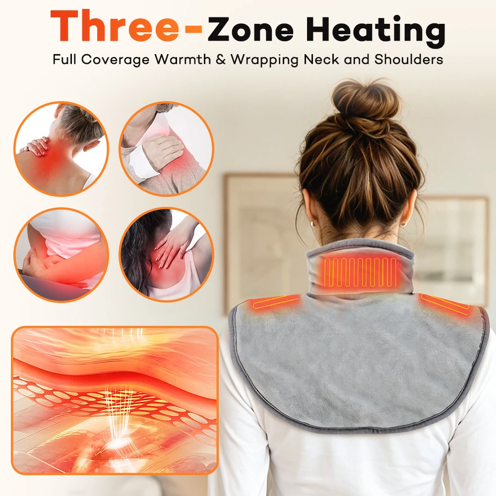 USB Heated Shawl with 3 Heat S - Home Office Hours review and price