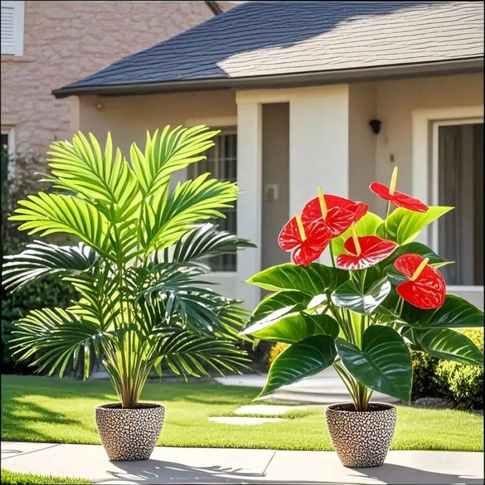 2sets Large Artificial Palm Pl - Home Office Layout review and price