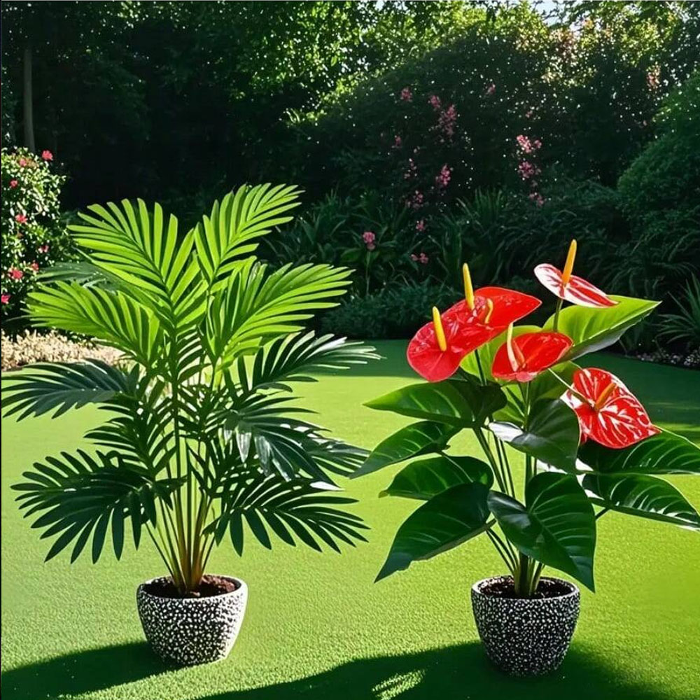 2sets Large Artificial Palm Pl - Home Office Layout review and price