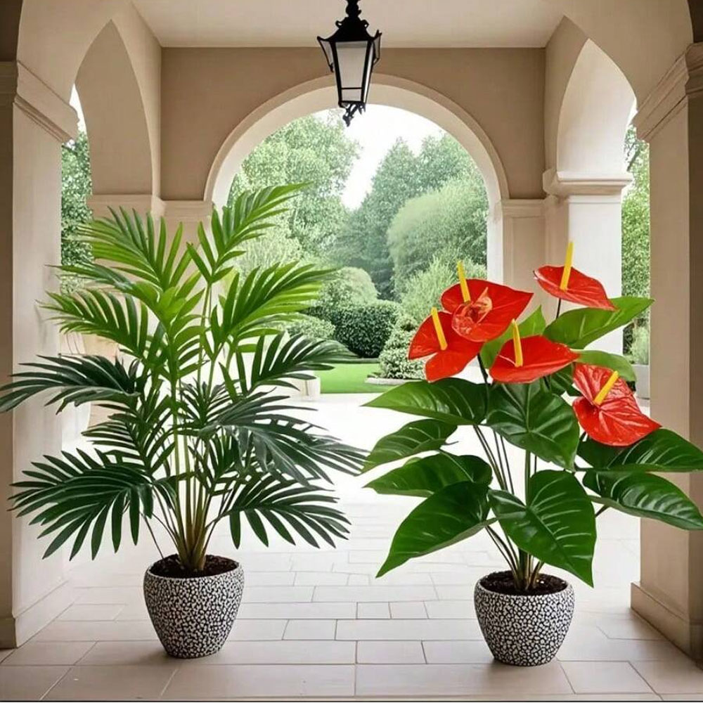 2sets Large Artificial Palm Pl - Home Office Layout review and price