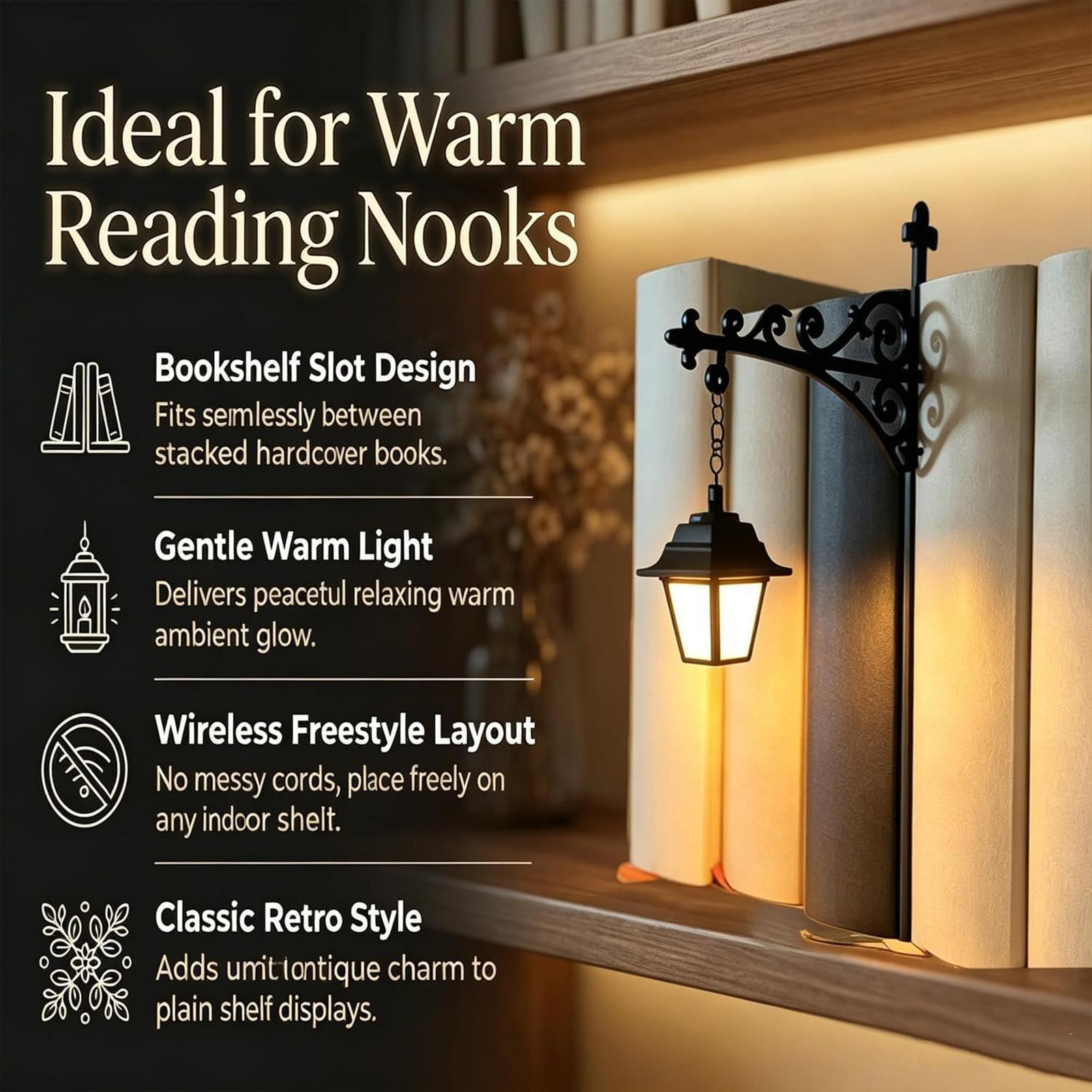 Bookshelf Lamp Vintage LED War - Home Office Library review and price